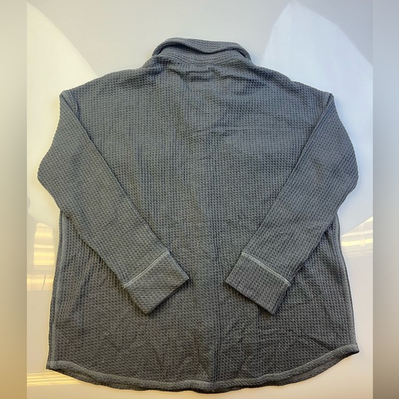 UpWest Cozy Up Waffle Button-Down Shirt R180 - Picture 7 of 8